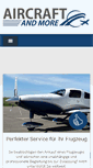 Mobile Screenshot of aircraft-and-more.com